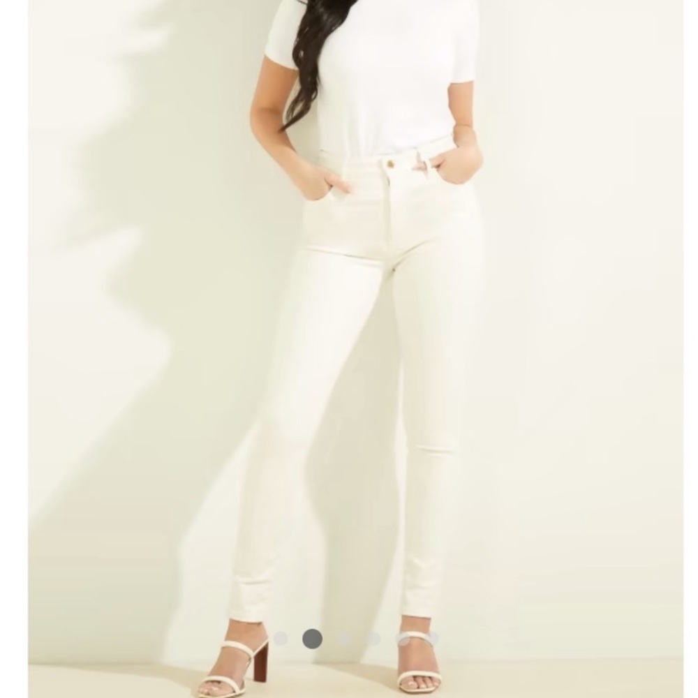 Marciano White Denim Straight Jeans - Size 26
